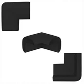 Zabezpieczenia dla dzieci - Ochraniacze piankowe na narożniki 4szt białe czarne brązowe - miniaturka - grafika 1