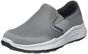 Skechers Męskie trampki typu Char 232515, siatka na węgiel drzewny/Duraleather/Trim, 10,5 UK - Trampki męskie - miniaturka - grafika 1