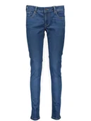 Spodenki damskie - Pepe Jeans Dżinsy - Skinny fit - w kolorze niebieskim - miniaturka - grafika 1