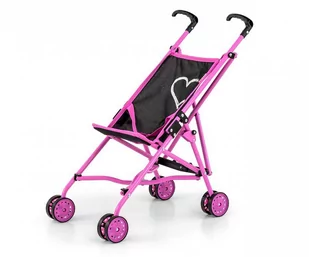 Milly Mally Wózek dla lalek Julia Prestige Black - Wózki dla lalek - miniaturka - grafika 1
