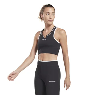 Damski Stanik sportowy REEBOK RIE BRALETTE HT8055 – Czarny - Biustonosze - miniaturka - grafika 1