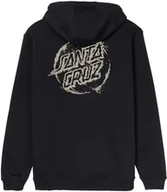 Bluzy męskie - bluza męska SANTA CRUZ ERODE DOT MONO HOOD Black - miniaturka - grafika 1