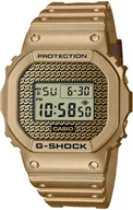 Zegarki męskie - Zegarek G-SHOCK DWE-5600HG-1ER G-SHOCK HIP HOP GOLD CHAIN BOX SET - miniaturka - grafika 1
