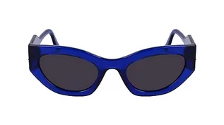 Okulary przeciwsłoneczne - KARL LAGERFELD Damskie okulary przeciwsłoneczne KL6122S, jasnoniebieskie, jeden rozmiar, Jasnoniebieski, Rozmiar uniwersalny - grafika 1