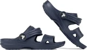 Buty dla dziewczynek - Crocs Sandały dla dzieci Crocs Classic Kids Sandals T granatowe 207537 410 20-21 - miniaturka - grafika 1