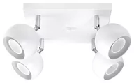 Lampy sufitowe - Sollux Lighting Plafon OCULARE 4 biały - miniaturka - grafika 1