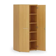 Szafy biurowe - Szafa biurowa z drzwiami PRIMO WOOD, 1781 x 800 x 500 mm, buk - miniaturka - grafika 1