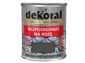 Farby i impregnaty do drewna - Dekoral Emalia Antykorozyjna Szara stal Połysk 0.65 L) Emantyk Szary Stal Polysk 0.65L - miniaturka - grafika 1