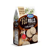 Inne przekąski suche - Melvit Fit Rolls Wafle gryczane z solą morską 60 g - miniaturka - grafika 1