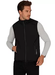 Trigema Męska kurtka softshell-Weste, Czarny (czarny 008), L - Kurtki męskie - miniaturka - grafika 1