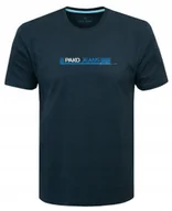 Koszulki męskie - T-SHIRT Męski Koszulka GRANATOWA Gruba Bawełna TOLO L Pako Jeans - miniaturka - grafika 1
