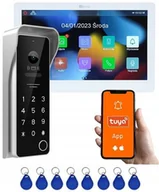 Wideodomofony - Wideodomofon 2-żyłowy firmy Genway, monitor 7" ,Wi-Fi, TUYA, RFID, IP65 - miniaturka - grafika 1