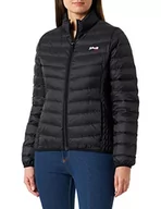 Kurtki damskie - Schott NYC BAKERWRS damska kurtka puchowa lekka GARNIE Pióro Schott, czarna, L dorośli - miniaturka - grafika 1