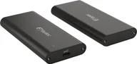 Obudowy i kieszenie na dyski twarde - Fantec Kieszeń NVMe31 black SSD-casing USB 3.1 2171 - miniaturka - grafika 1