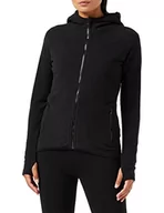Bluzy damskie - Urban Classics Damska bluza polarowa z kapturem Bluza z kapturem Kobiety , czarny , XS - miniaturka - grafika 1