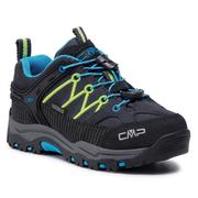 Buty trekkingowe dziecięce - CMP Kids Rigel Low Trekking  Shoes Wp 3Q13244 Antracite/Yellow Fluo 34UF - miniaturka - grafika 1