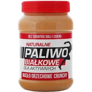 NaturAvena Krem z orzeszków ziemnych crunchy - paliwo białkow... - Zdrowa żywność - miniaturka - grafika 1