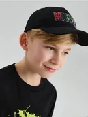 Czapki dla dzieci - Sinsay - Bawełniana czapka z daszkiem Marvel - czarny - miniaturka - grafika 1