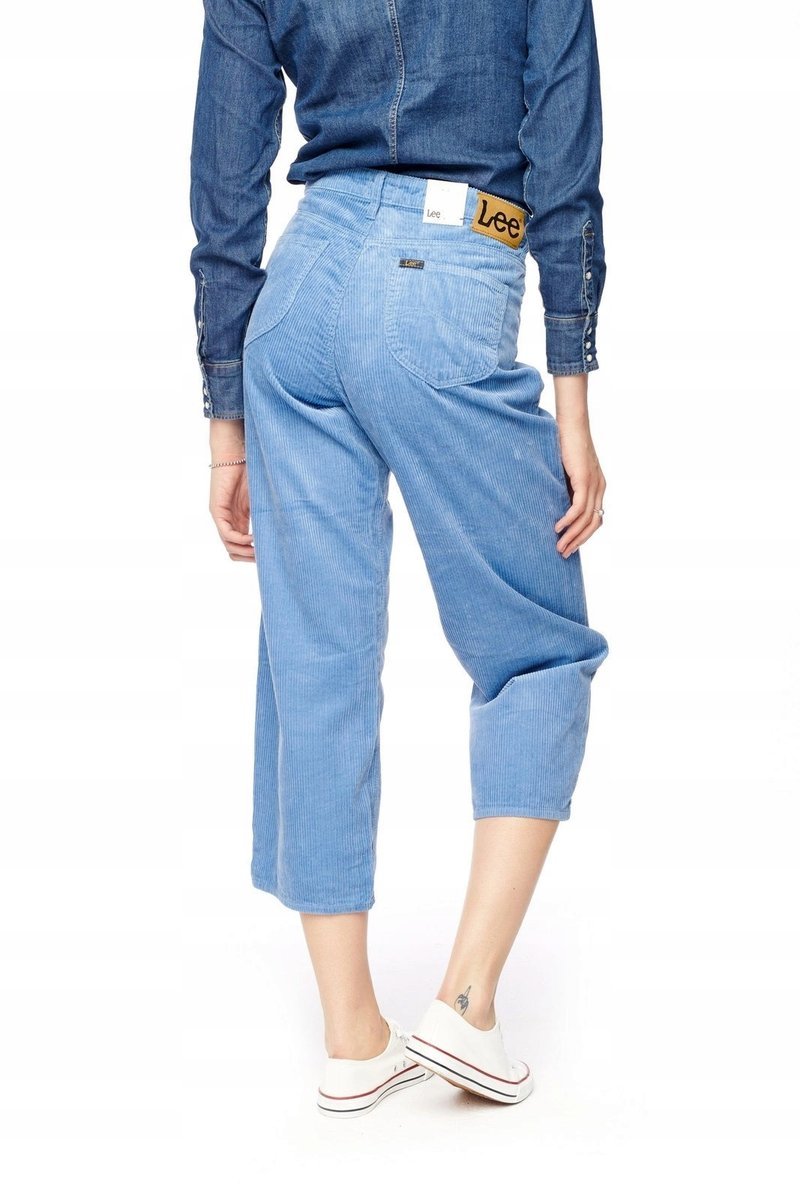 LEE 5 POCKET WIDE LEG FROST BLUE L30SDC98 30/31