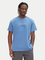 Koszulki męskie - G-Star Raw T-Shirt Multi Logo D26049-C756 Niebieski Loose Fit - miniaturka - grafika 1
