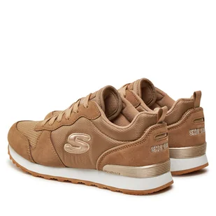 Sneakersy Skechers 111/TAN Brązowy - Sneakersy damskie - miniaturka - grafika 1