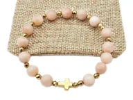 Bransoletki - Bransoletka różaniec na rękę kamień słoneczny sakwa - miniaturka - grafika 1