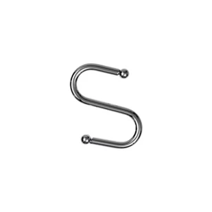 Wieszak haczyk kształt S na rurkę drążek - Wieszaki łazienkowe - miniaturka - grafika 1