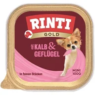 Mokra karma dla psów - RINTI Gold Mini 16x100g Cielęcina i drób - miniaturka - grafika 1