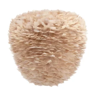 Duży wiszący abażur Eos Evia L w jasnobrązowym odcieniu - Lampy sufitowe - miniaturka - grafika 1