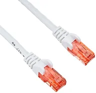 Kable miedziane - Wentronic CAT6 kabel sieciowy U/UTP 0,5 m biały [80178] - miniaturka - grafika 1
