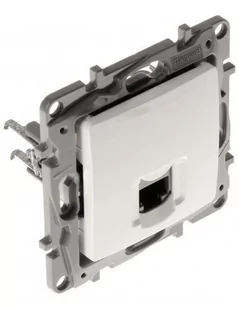 Legrand Niloe Gniazdo komputerowe pojedyncze 1xRJ45 biały 764571 764571 - Gniazdka elektryczne - miniaturka - grafika 1