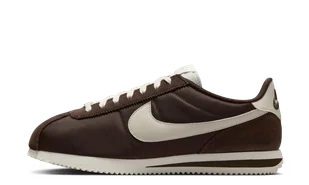 Nike Cortez Textile Baroque Brown Sail Light Orewood Brown - Buty sportowe damskie - miniaturka - grafika 1
