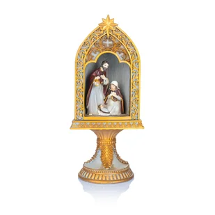 Świąteczna Figurka Święta Rodzina Dekoracja Na Święta Szopka Prezent Bożonarodzeniowy - Ozdoby bożonarodzeniowe - miniaturka - grafika 1