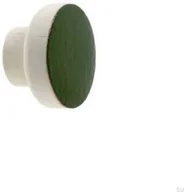 Klamki - Gałka meblowa Simple White 40 Drewniana Emaliowana Ciemna Zielona E_28-WH-CZ - miniaturka - grafika 1