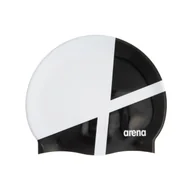 Pływanie - CZEPEK SILIKONOWY ARENA ICONS TEAM STRIPE CAP 001463/120 – Wielokolorowy - miniaturka - grafika 1