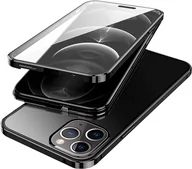 Etui i futerały do telefonów - 360° AluGlass Case etui magnetyczne aluminium + szkło do iPhone 11 Pro (Black) - miniaturka - grafika 1