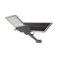 Lampy ogrodowe - Oprawa Uliczna LED Solarna V-TAC BRIDGELUX CHIP IP65 Pilot LiFePO4 Panel 60W VT-15200ST 6500K 3000lm - miniaturka - grafika 1