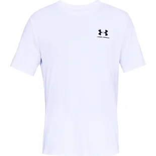 Koszulka męska Under Armour Sportstyle Left Chest SS White XL - Koszulki męskie - miniaturka - grafika 1