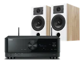 Zestawy stereo - Yamaha MusicCast RX-V6A (czarny) + Diva 3 (dąb) - miniaturka - grafika 1