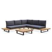 Meble ogrodowe - Narożnik ogrodowy drewniany OSLO CAFFE Acacia Wood - Focus Garden - miniaturka - grafika 1