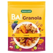 Płatki śniadaniowe i musli - Bakalland BA! Granola 5 bakalii 300 g - miniaturka - grafika 1