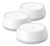 Pozostałe akcesoria sieciowe - TP-Link DECO BE22 Dual-band (2.4 GHz/5 GHz) Wi-Fi 7 (802.11be) Biały 2 Wewnętrzny DECO BE22(3-PACK) - miniaturka - grafika 1