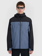 Kurtki i kamizelki sportowe męskie - 4F Kurtka trekkingowa membrana 10000 męska - granatowa 3XL - miniaturka - grafika 1