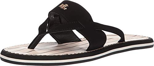 Ralph by Ralph Lauren klapki damskie, Czarny, 38 EU