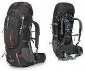 Plecaki - Duży Plecak Wyprawowy Bergson Matterhorn 70-80L Górski Turystyczny Szary - miniaturka - grafika 1