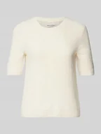 Swetry damskie - Sweter o kroju regular fit z mieszanki bawełny - miniaturka - grafika 1