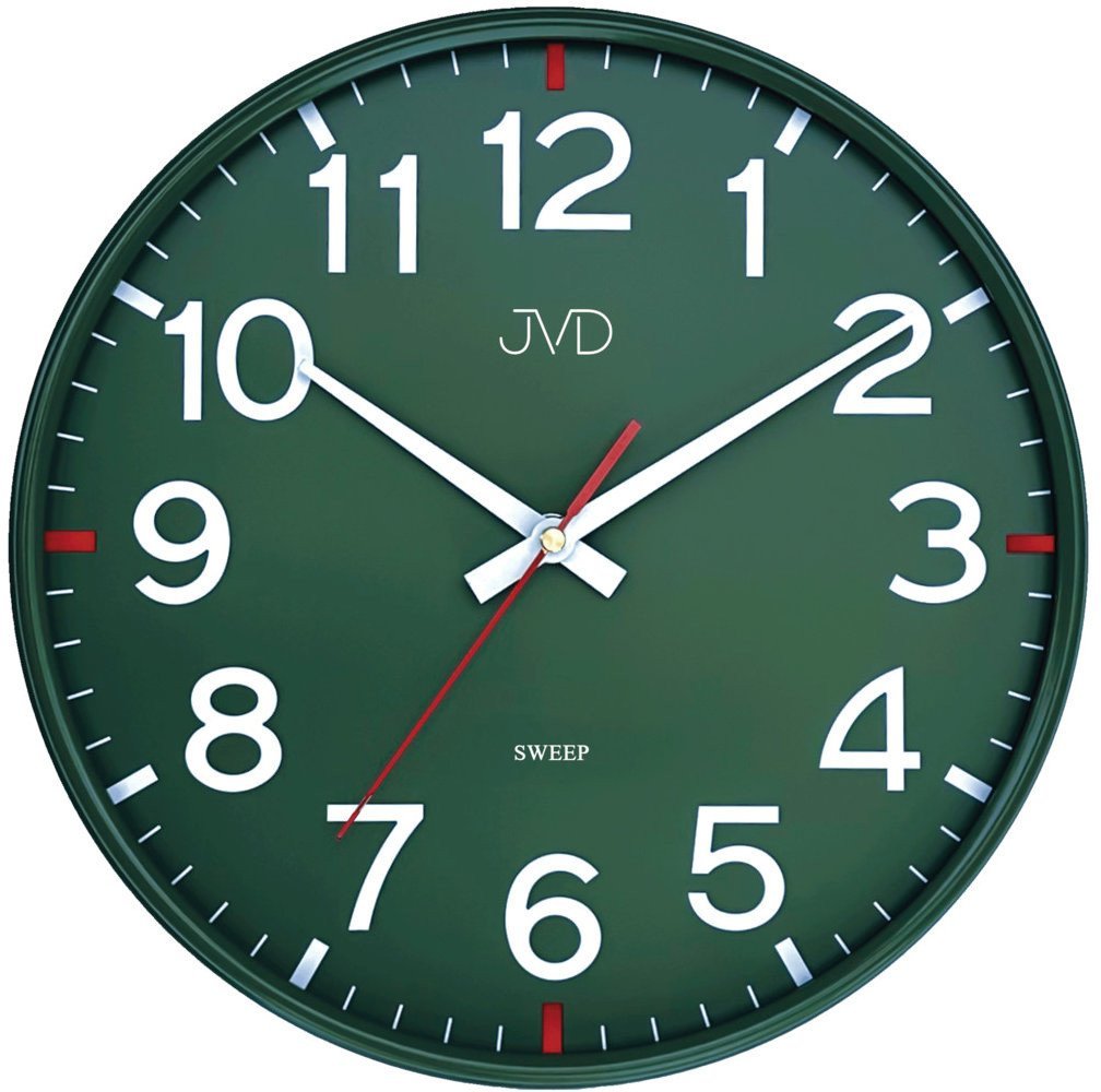 JVD Zegar ścienny HX2508.3 zielony 30 cm .