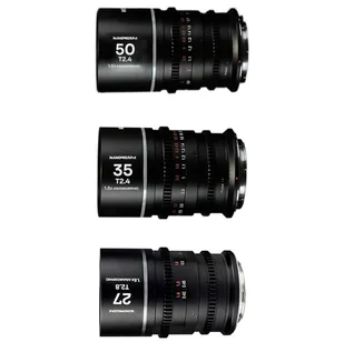 Obiektyw Venus Optics Zestaw obiektywów Laowa Nanomorph 27 mm, 35 mm, 50 mm S35 Silver do Sony E - Obiektywy - miniaturka - grafika 1