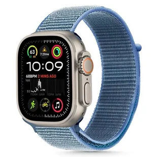 Pasek TECH-PROTECT Nylon do Apple Watch 6/7/8/9/10/SE/SE 2/Ultra 1/2 (44/45/46/49 mm) Błękitny - Akcesoria do smartwatchy - miniaturka - grafika 1