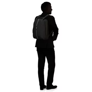 Antykradzieżowy plecak podróżny Samsonite Securipak 15,6" poszerzany - black steel - Plecaki - miniaturka - grafika 1